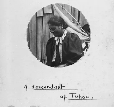 Image: Ross, Malcolm, 1862-1930 :A descendent of Tuhoe [Ruatoki]