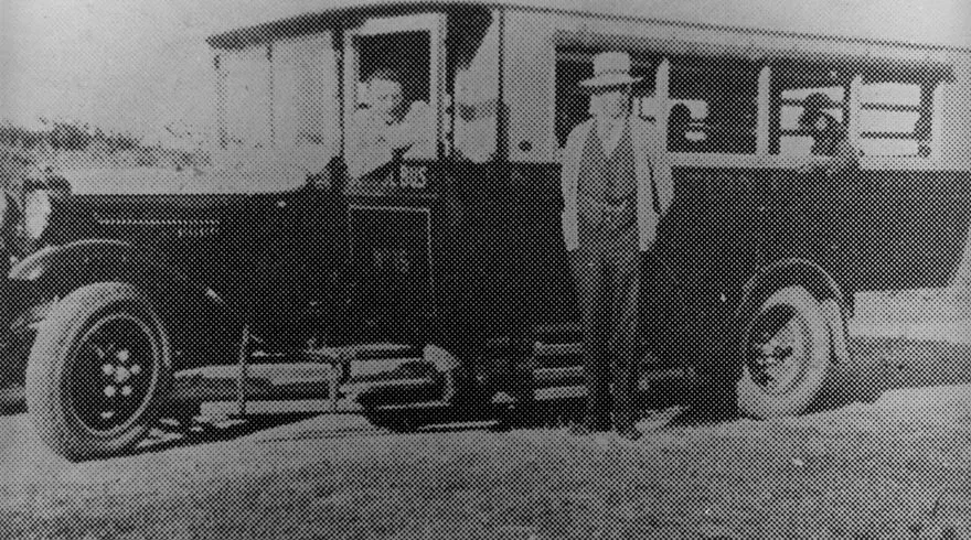 School Bus, Hokio Beach
