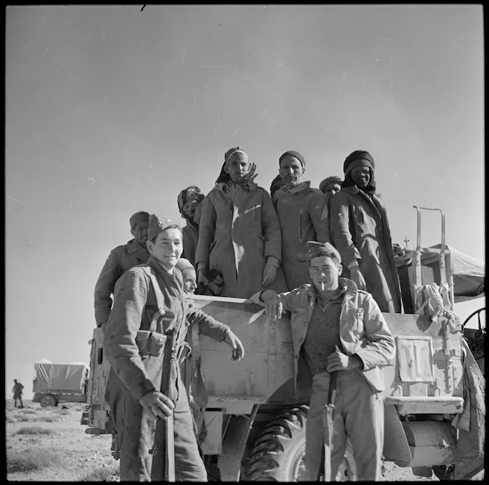 Truckload of Libyan POWs for transport to rear