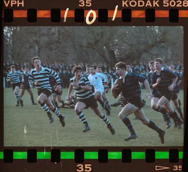 Image: Negative: CBHS VS Christ's College Rugby 1991