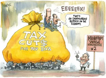 Image: Slane, Christopher, 1957- :"EEEEEEK!" "That's an enormungous burden on the economy". 27 May 2011