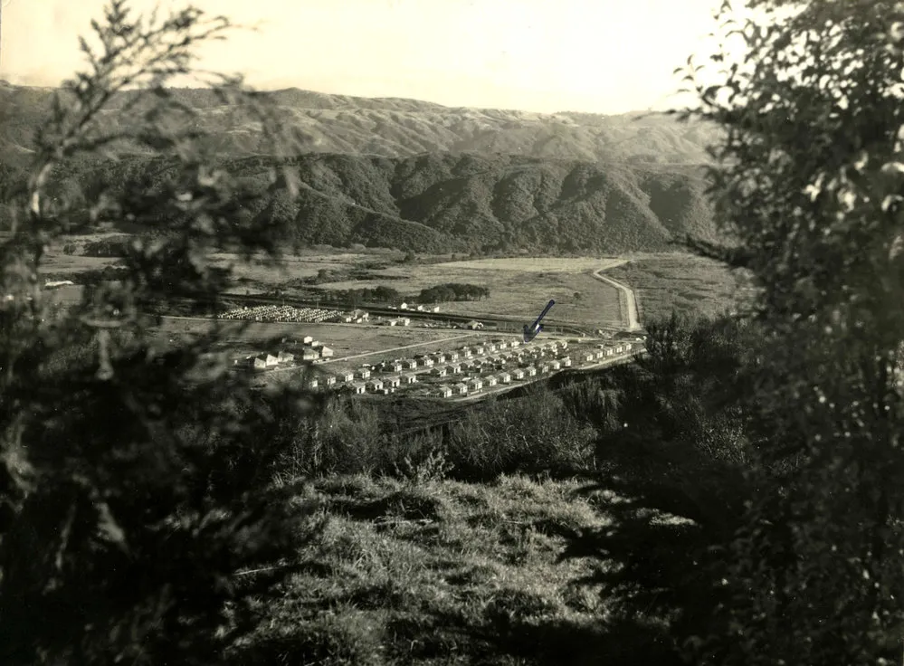 Maymorn; Rimutaka tunnel employee housing camp, 1952