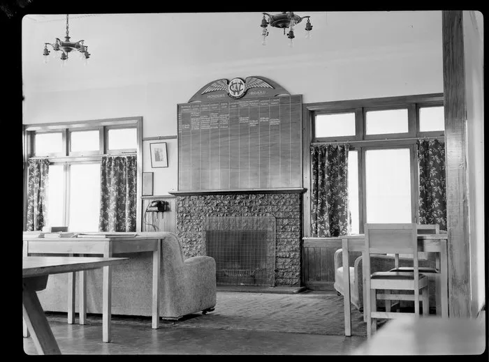 Interior of Wellington Aero Club club house