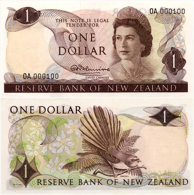Third series of banknotes: $1