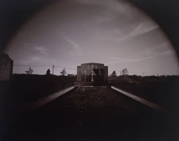 Image: Headstone. Linwood Cemetery, Christchurch. From the portfolio: View - 10 Photographs by Laurence Aberhart