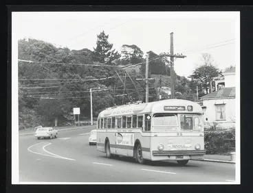 Trolley bus 95 on route 5 Pt Chevalier on Mount Eden Road Image: Trolley bus 95 on route 5 Pt Chevalier on Mount Eden Road