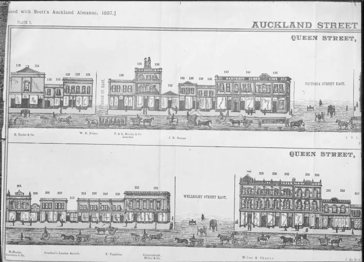 Queen Street, East Side, 1887