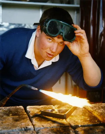 Image: Heretaunga College; Paykel engineering competition winner; Richard Smith of Naenae College.