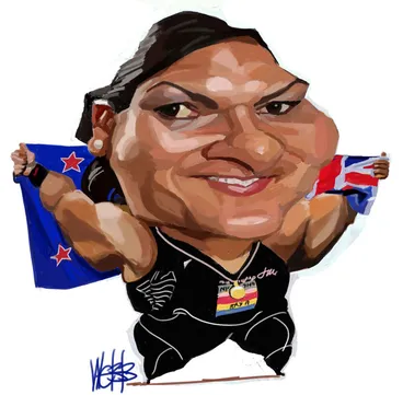 Image: Webb, Murray, 1947- :[Valerie Adams]. 7 September 2011
