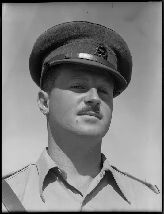 2nd Lieutenant W B Thomas, MC - Photograph taken by G Bull