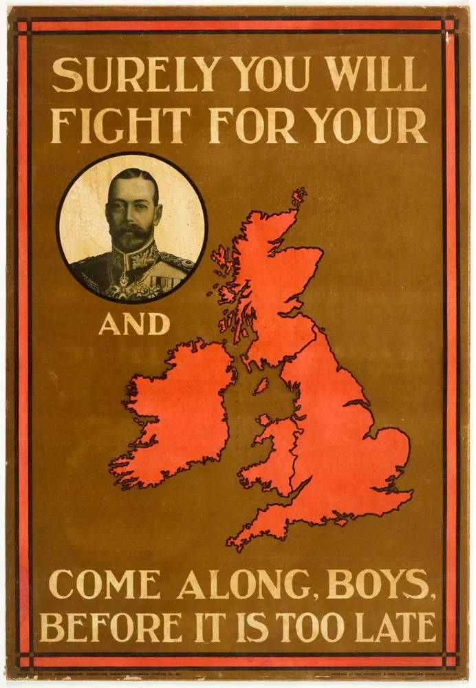 Poster, 'Surely you will fight'