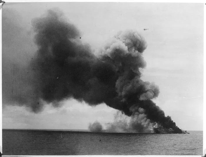 Sinking of Ramb I by HMS Leander