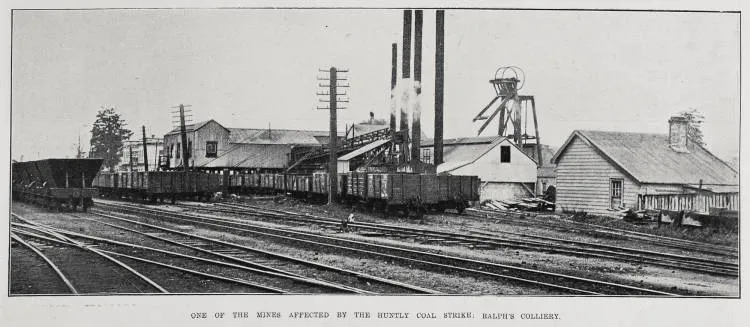 One Of The Mines Affected By The Huntly Coal Strike