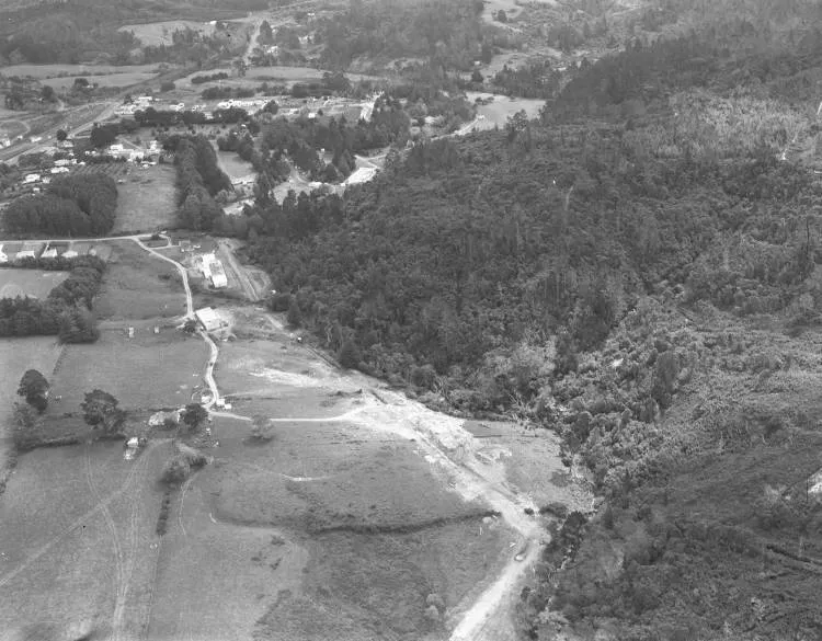 Aerial view of Swanson, 1967