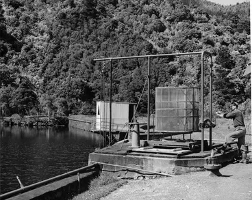 Image: Filter at the low dam, Wainuiomata Reservoir, Wellington region