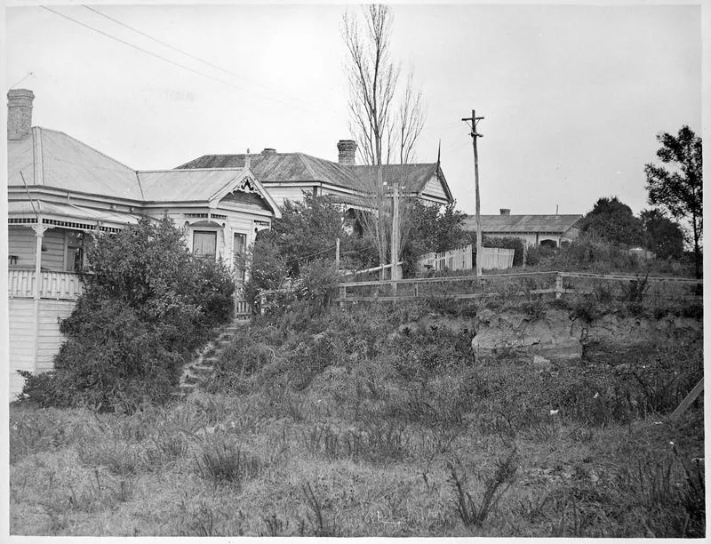 Houses on Garden Place hill