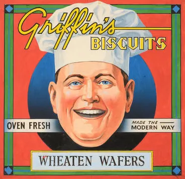 Image: Griffin's Biscuits: Wheaten Wafers (artwork for trade label)