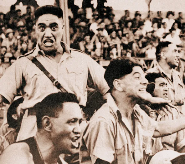 Rousing B Coy haka, Rotorua