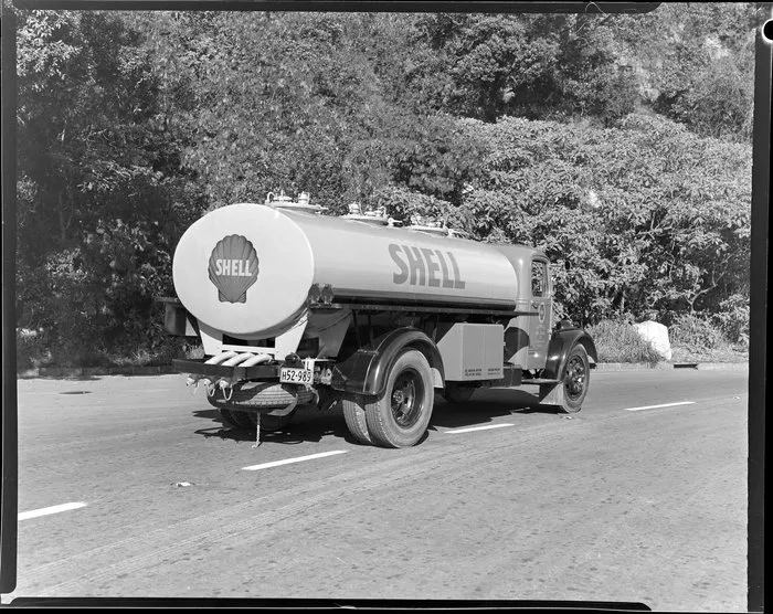Shell oil tanker