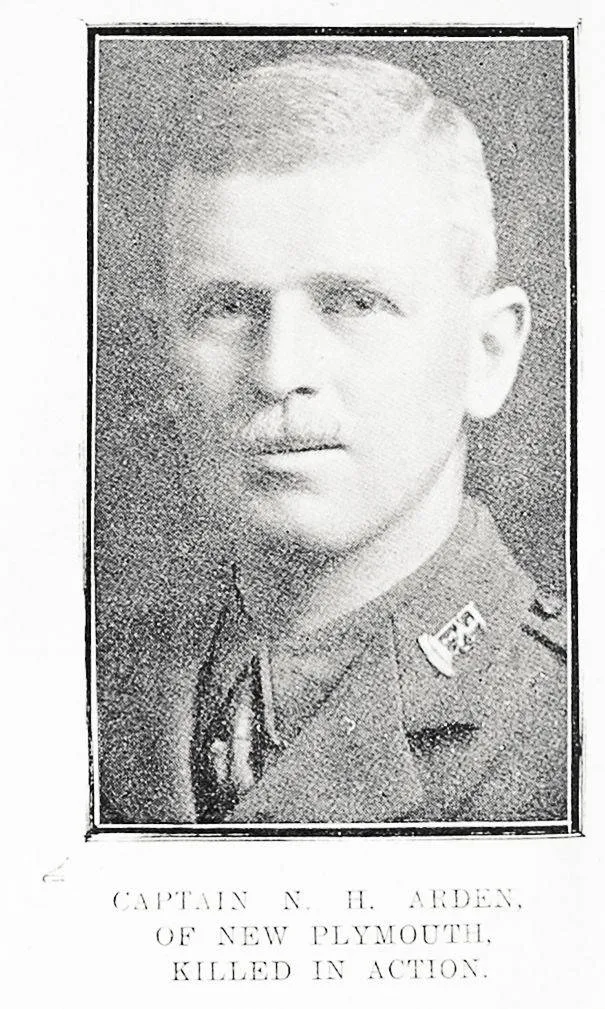 Captain N H Arden of New Plymouth, killed in action
