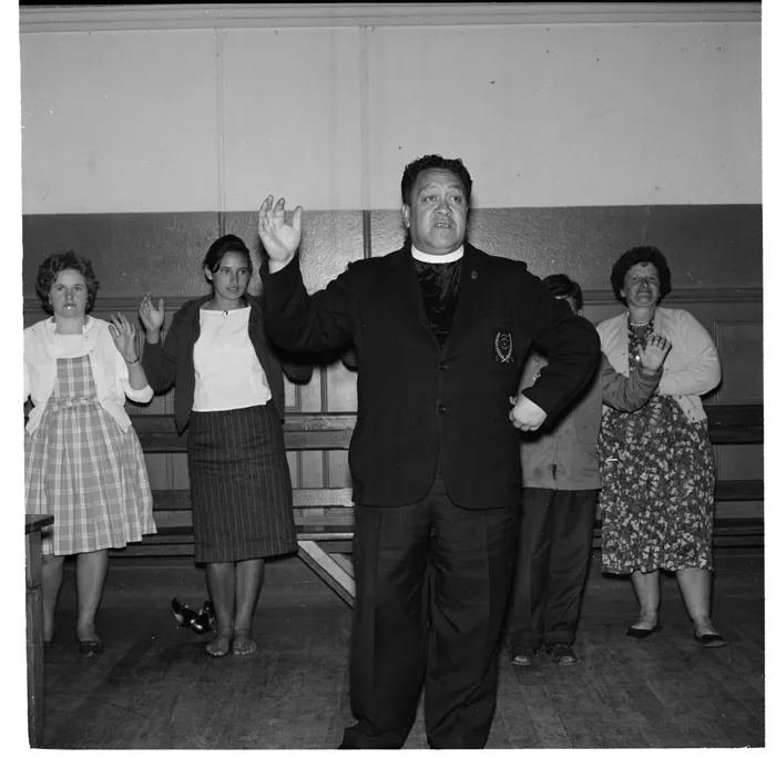 Youth club at rehearsal, Hamilton