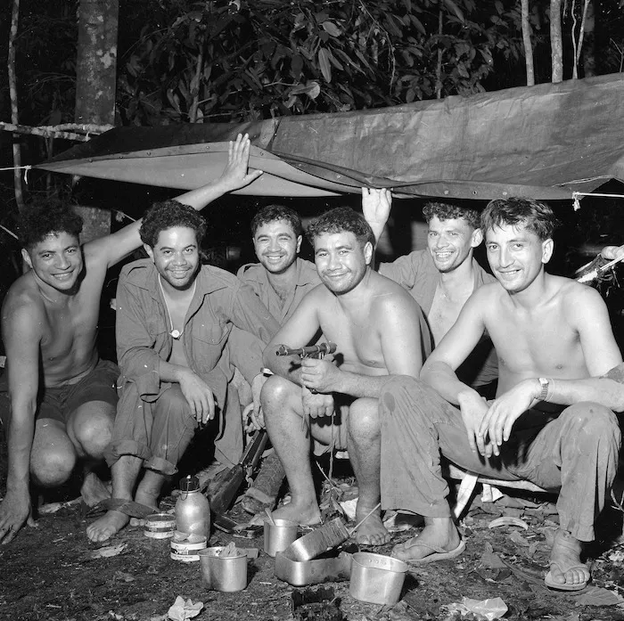 New Zealand troopers in Malaya