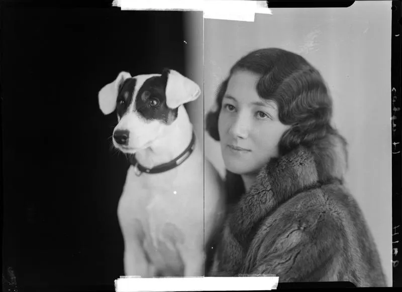 Hughes, Woman and Dog