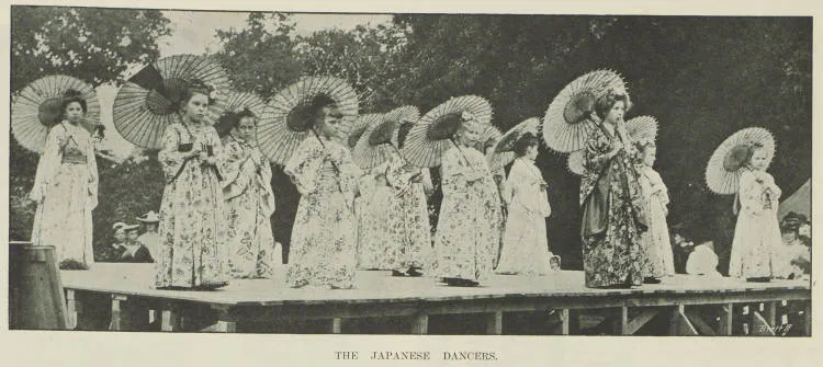 The Japanese dancers