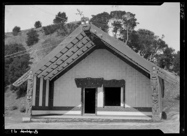 Porourangi wharenui at Waiomatatini marae, Ruatoria