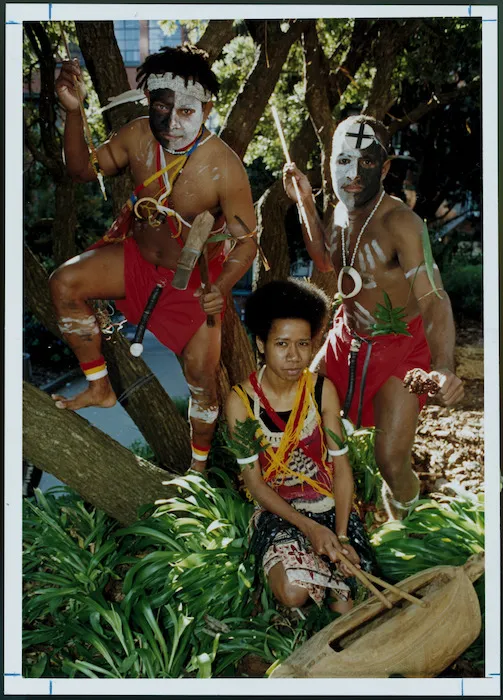 Victoria University students perform Papua New Guinea dances - Photograph taken by Melanie Burford