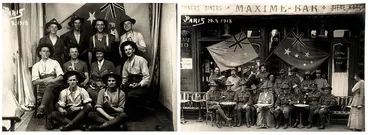 Image: Ettie Rout with NZEF Infantrymen