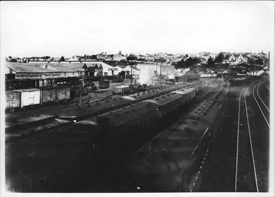 Auckland Railways goods yard.