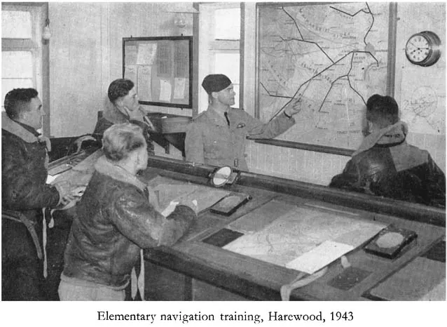 Elementary navigation training, Harewood, 1943