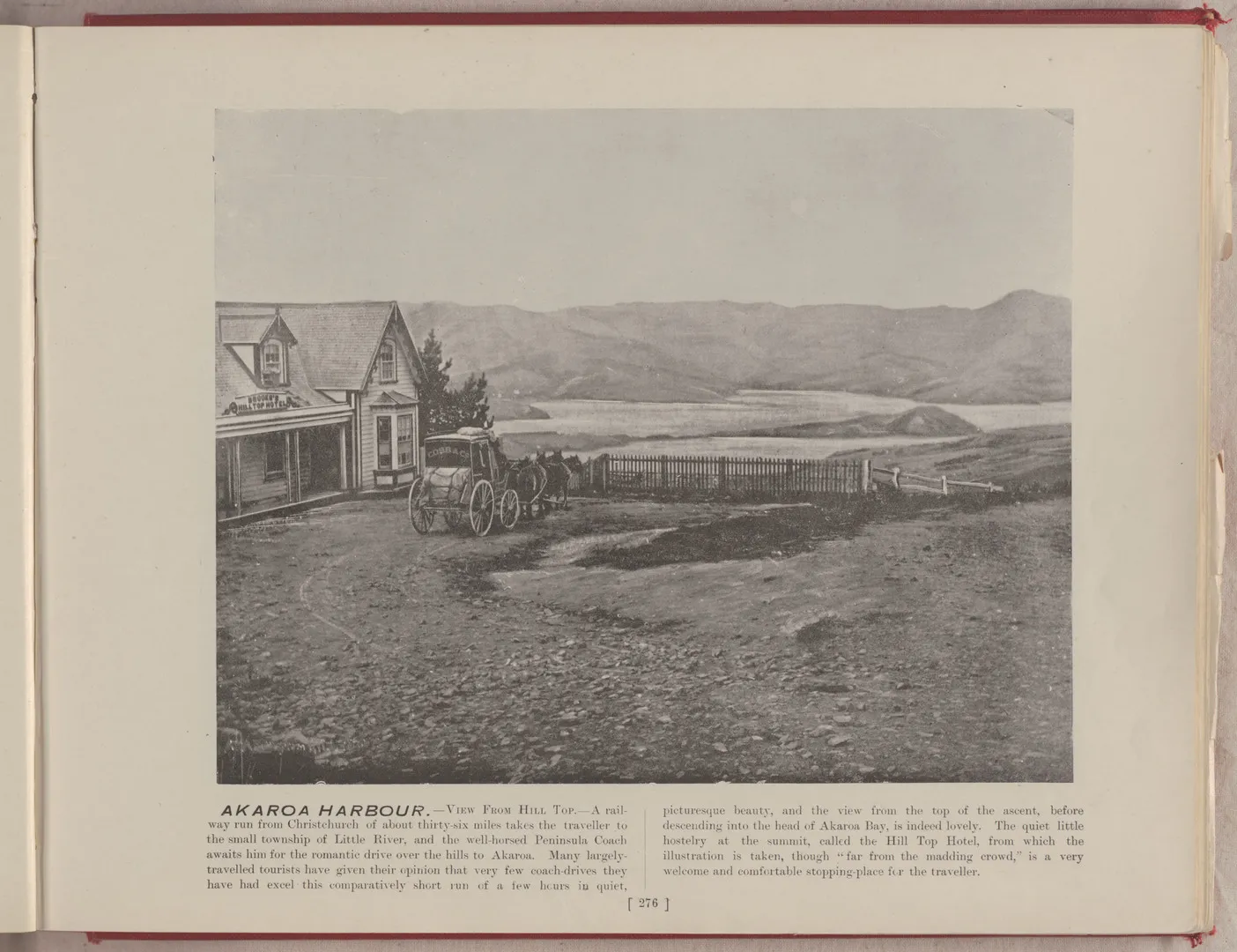 Akaroa Harbour, view from Hilltop