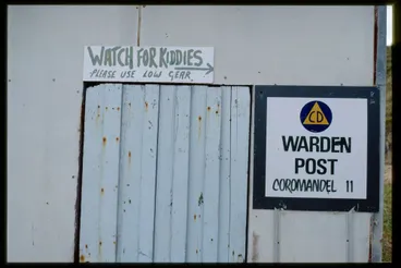 Image: Civil Defence Post, Coromandel