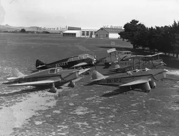 Image: Club planes at rest - Wigram (PB0611/159)