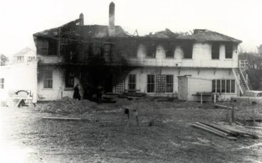 Image: Sprott House fire