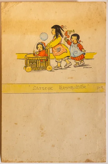 Image: Christmas card from Jeanne Renshaw (nee Beauchamp) to her family