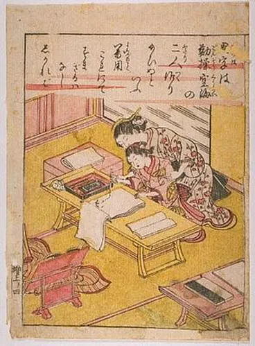 Image: Child learning to paint