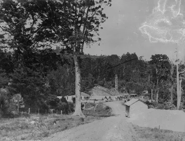 Image: Construction for Waitakere Dam filter station.