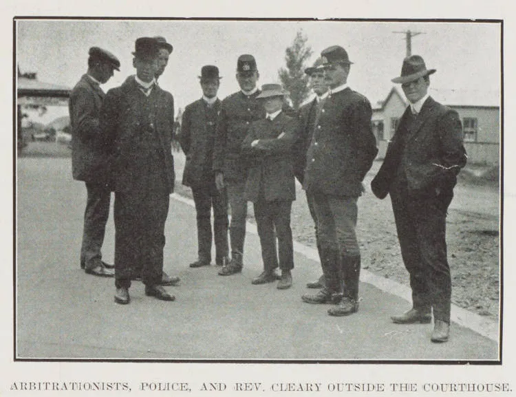 The aftermath of the strike in Waihi - the inquest on Evans