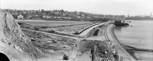 St Georges Bay and Mechanics Bay reclamation, 1917