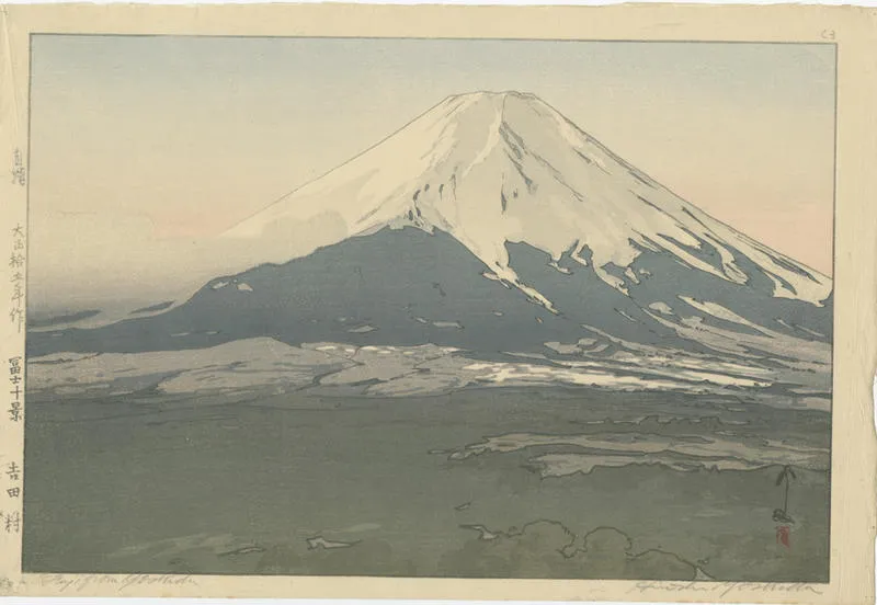 Mt Fuji from Yoshida
