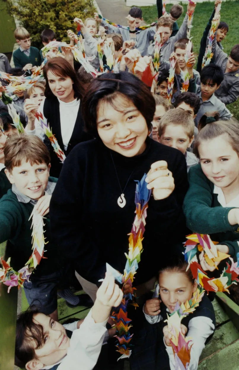 'Sending a message of peace', Papakura, 1995