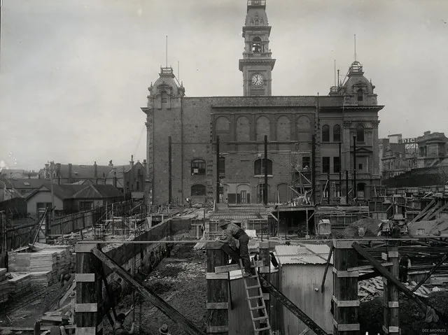Town Hall Construction 1927