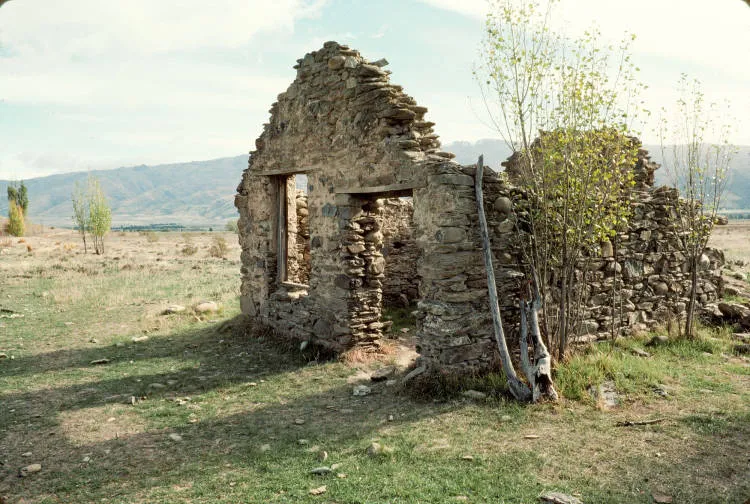 Ruins of a stone cottage, 1978