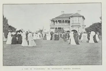 Image: A view off 'Waitaramoa,' Mr. Mitchelson's Remuera residence