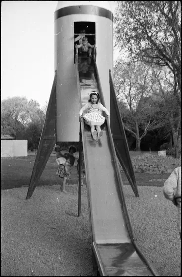 Image: Girl on a slide