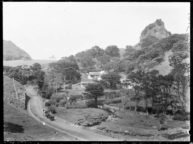 Farley's Boarding House, Karekare, 1915