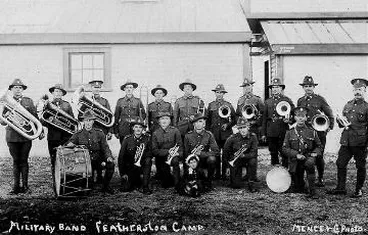 Military Band at Featherston Camp Image: Military Band at Featherston Camp